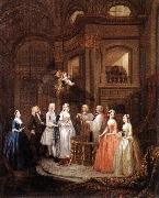 HOGARTH, William The Marriage of Stephen Beckingham and Mary Cox f Sweden oil painting reproduction